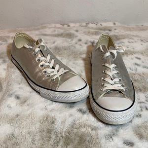 Converse all star silver sneakers size 11.5 men’s